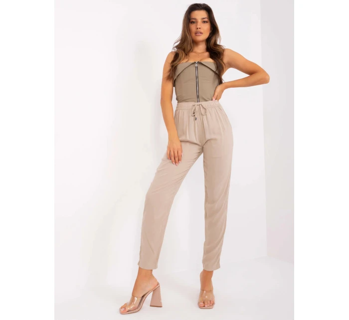 Dámské kalhoty model 18775294 001 Béžová - Sublevel Dámské kalhoty model 18775294 001 Béžová - Sublevel