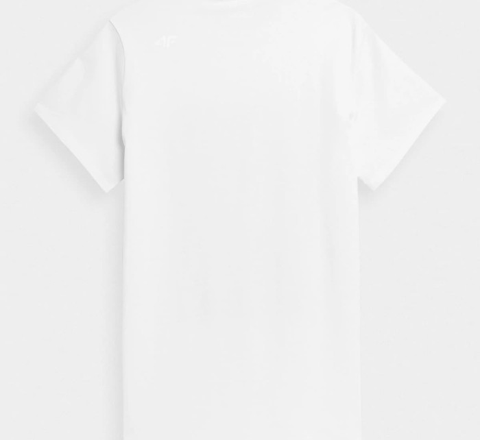 Pánske tričko H4L22-TSM049-10S biele - 4F