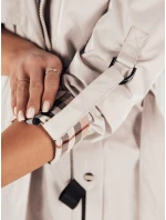 Dámska prechodná bunda CIVIT ecru FashionStreet TY4214