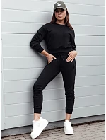 Dámska klasická mikina CASUALVIBE black FashionStreet BY1298