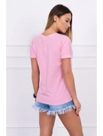 Dámská model 18742984 halenka pudrově růžová - K-Fashion