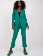 Dámske sako DHJ MA 15621 zelené