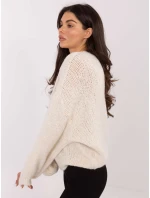 Sweter MI SW model 21749800 jasny beżowy - FPrice Sweter MI SW model 21749800 jasny beżowy - FPrice