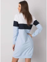 Dámské šaty RV SK model 17926413 bílé a modré - FPrice