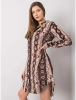 Šaty TO SK hnědá model 15133355 - FPrice Šaty TO SK hnědá model 15133355 - FPrice