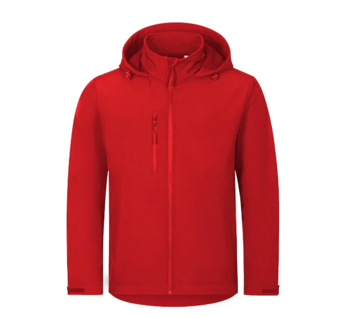 Trail pánska softshellová bunda červená