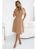 SANDY Košilové halenkové šaty s páskem model 21061046 - numoco