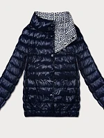 Ľahko zateplená obojstranná bunda Goodlookin v tmavomodrej farbe (P21-7213/7212-99)