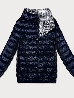 Lekko ocieplana dwustronna kurtka do bioder Goodlookin granatowa (P21-7213/7212-99)