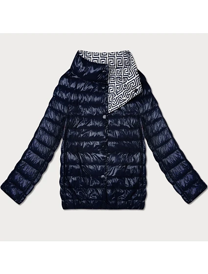 Ľahko zateplená obojstranná bunda Goodlookin v tmavomodrej farbe (P21-7213/7212-99) Ľahko zateplená obojstranná bunda Goodlookin v tmavomodrej farbe (P21-7213/7212-99)