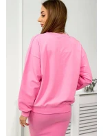 Súprava blúzka + pruhované šaty svetlo ružová Súprava blúzka + pruhované šaty svetlo ružová