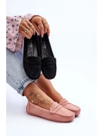 Damskie Zamszowe Mokasyny Jasnoróżowe Lenvie Damskie Zamszowe Mokasyny Jasnoróżowe Lenvie