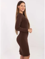 RV SK šaty A1049.99 tmavohnedé RV SK šaty A1049.99 tmavohnedé