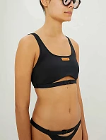 Vrchný diel plaviek KW0KW00798-BEH čierna - Calvin Klein