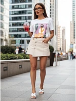 Dámske tričko MEMORY white FashionStreet RY2627 Dámske tričko MEMORY white FashionStreet RY2627