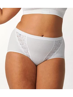 SLOGGI CHIC - Maxi nohavičky 4 ks - mäkká bavlna s čipkovanými detailmi Sloggi