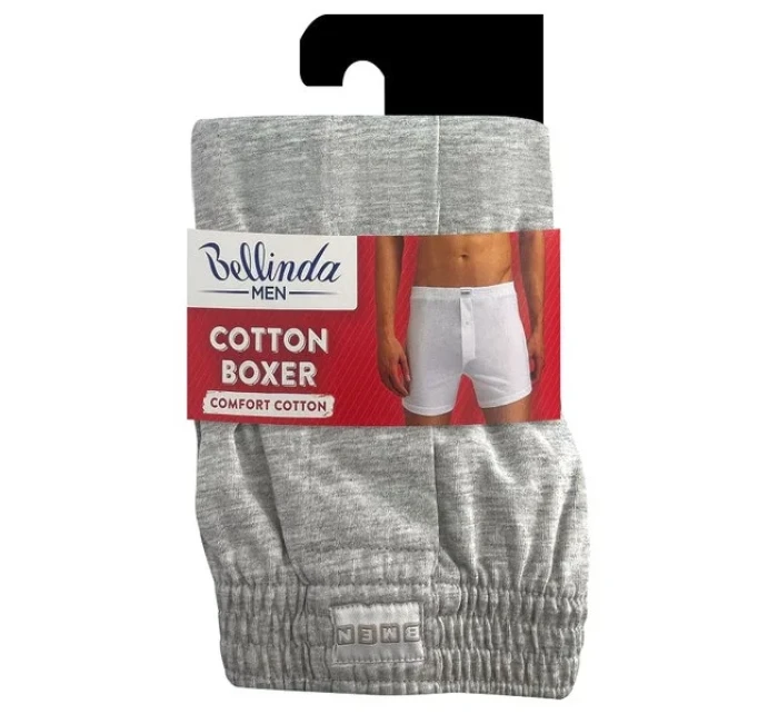 Voľné pánske bavlnené boxerky COTTON BOXER - Bellinda - šedá