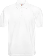Fruit of the Loom Heavy 65/35 Pique Polo – piqué polokošeľa z hrubej bavlny 16.3204, biela