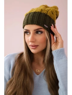 Paris fleecová čiapka K212 kivi+khaki