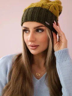 Paris fleecová čiapka K212 kivi+khaki
