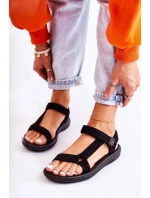 Dámské semišové sportovní sandály Černá model 21588075 - Boto