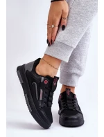 Damskie Niskie Sneakersy Cross Jeans LL2R4012C Czarne