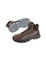 CONDOR BROWN MID pánske členkové tmavohnedé CONDOR BROWN MID pánske členkové tmavohnedé