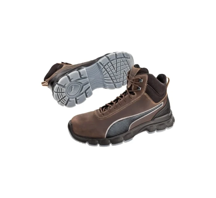 CONDOR BROWN MID pánske členkové tmavohnedé CONDOR BROWN MID pánske členkové tmavohnedé