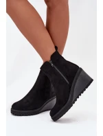 Topánky na klinovom podpätku model 216847 Step in style