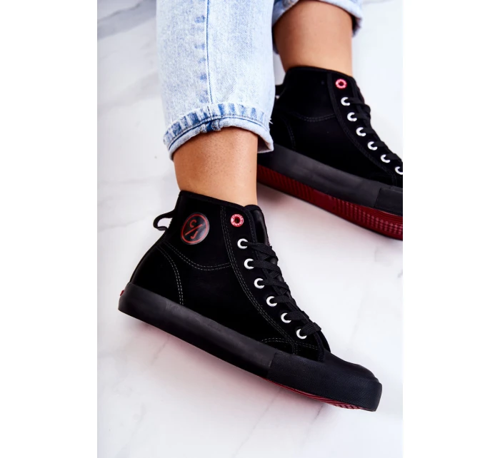 Dámské vysoké tenisky model 21581984 černá - Cross Jeans Dámské vysoké tenisky model 21581984 černá - Cross Jeans