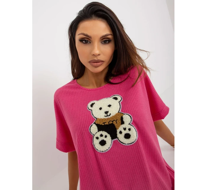 Dámska blúzka LK BZ 509251.26X fuchsiová - FPrice Dámska blúzka LK BZ 509251.26X fuchsiová - FPrice