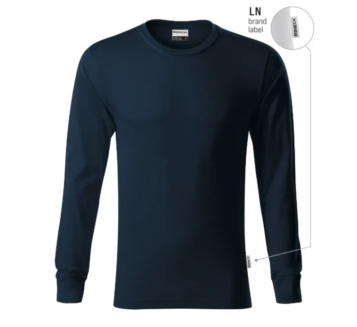 Resist LS triko unisex námořní modrá 02 (brand label) Resist LS triko unisex námořní modrá 02 (brand label)