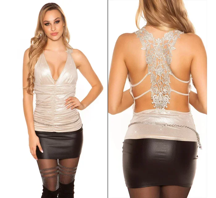 Sexy model 20874311 s výšivkou - Koucla