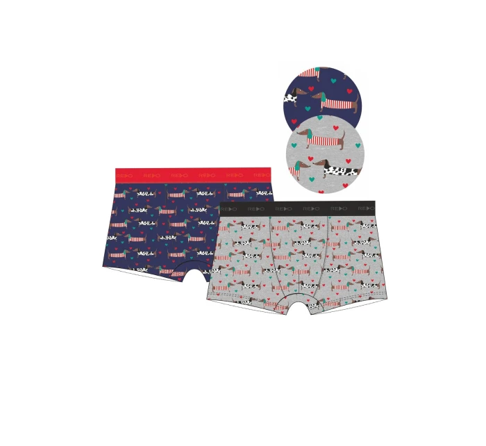 Redo boxerky 1BE-814 Valentine's Day M-2XL