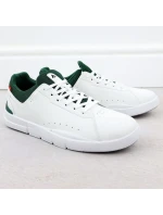 McArthur MC19 pánske biele kožené športové poltopánky