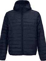 SOL'S Stream Jacket Men – Ľahká pánska prešívaná bunda s kapucňou 25.4444 french navy