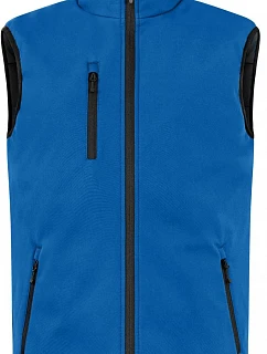 Clique Padded Softshell Vest Men Pánska zateplená softshellová vesta 67.0958 kráľovská modrá