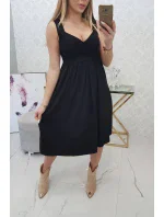Šaty se širokými ramínky černé Šaty se širokými ramínky černé