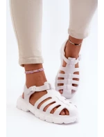 Dámské pěnové sandály bílé model 21654487 - Boto