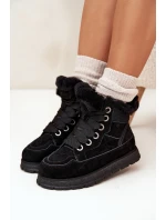 Dámské Zimní Boty Na Platformě S Kožíškem Big Star model 21705939 Černé - Big Star Shoes