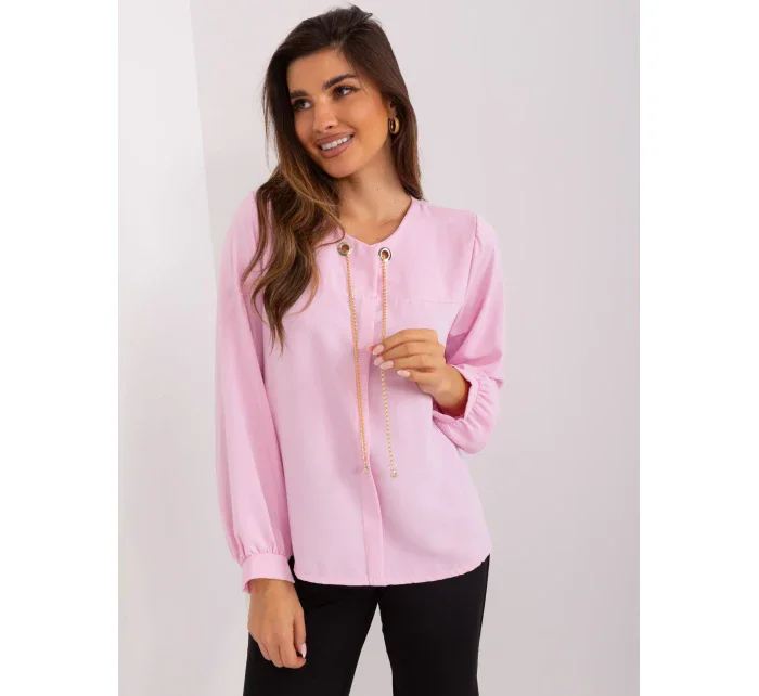 Blúzka EM BZ 13575.08 svetlo ružová