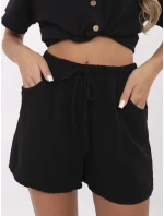 Šortky MO SN 9717.95 čierne Šortky MO SN 9717.95 čierne