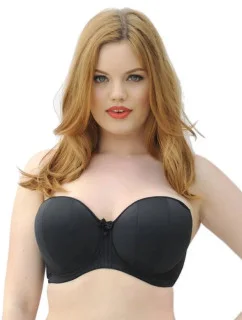 Podprsenka s kosticou Luxe Strapless CK2601-1 čierna - Curvy Kate