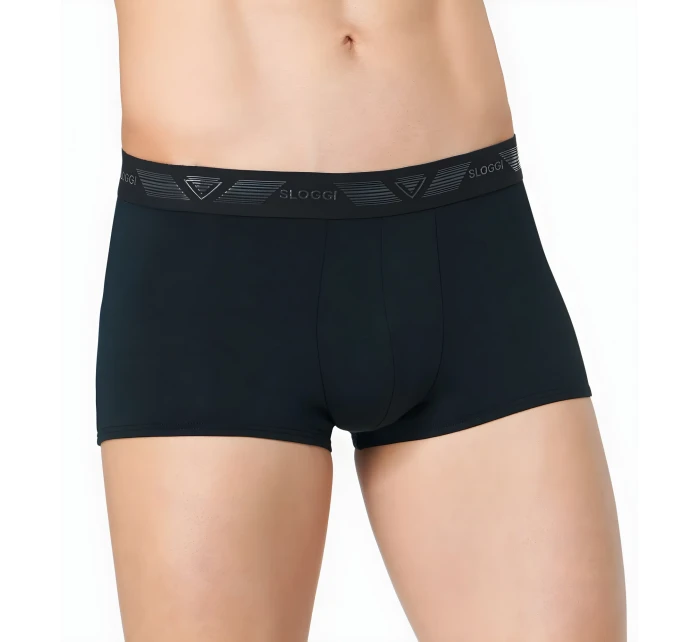 Boxerky Sloggi men Shirt Stop Hipster E čierne - Sloggi