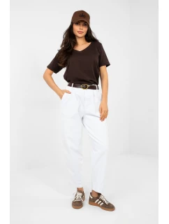 Šnúrové nohavice model 224060 Taliansko Moda