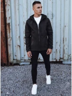 Pánská přechodná softshellová bunda s kapucí černá model 21980013 - Dstreet