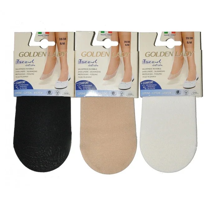 Dámske nízke ponožky Golden Lady Ballerina 6P Cotton A'2