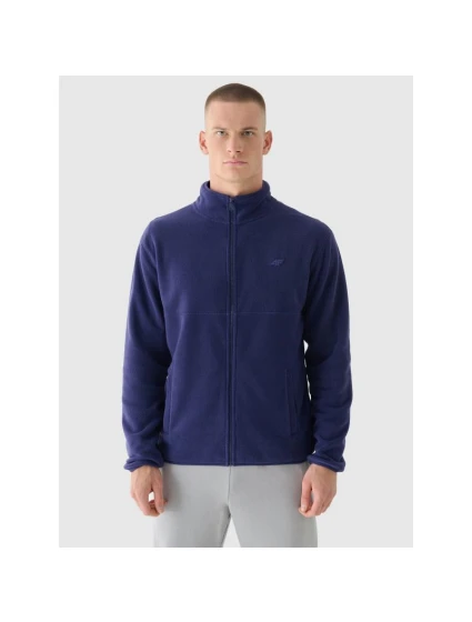 Pánsky bežný fleece so stojačikom 4F 4FWMM00TFLEM316-31S pánske Pánsky bežný fleece so stojačikom 4F 4FWMM00TFLEM316-31S pánske
