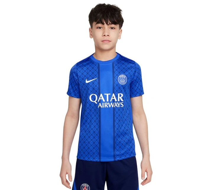 PSG Academy Pro Home dětské tričko modré model 22054329 - NIKE PSG Academy Pro Home dětské tričko modré model 22054329 - NIKE