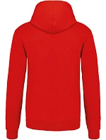 K 446 Kontrastní mikina s kapucí model 22509377 red/white - Kariban